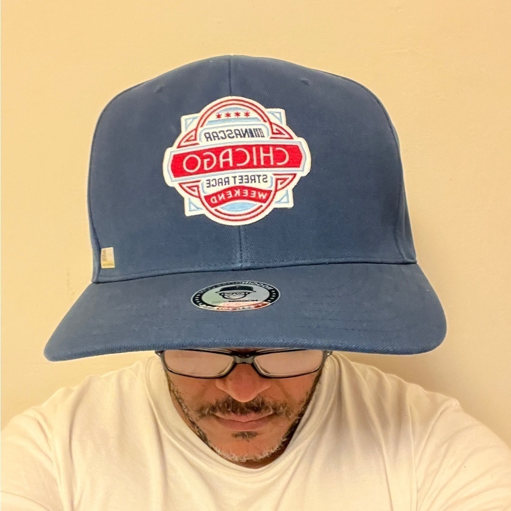 NOGGIN BOSS NASCAR Chicago Street Race Oversized Novelty Hat – New